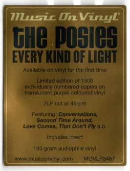 2LP The Posies: Every Kind Of Light CLR | NUM | LTD 551824