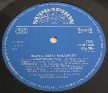 LP The Prague Symphony Orchestra: Slavné České Maličkosti 591475