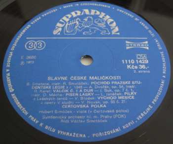 LP The Prague Symphony Orchestra: Slavné České Maličkosti 591475