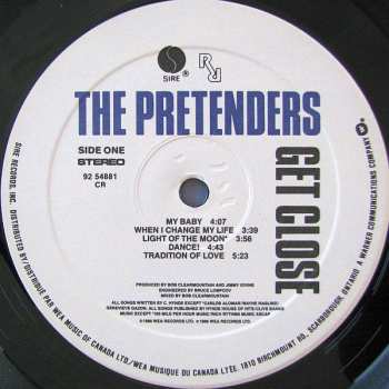 LP The Pretenders: Get Close 646756