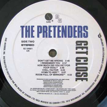 LP The Pretenders: Get Close 646756