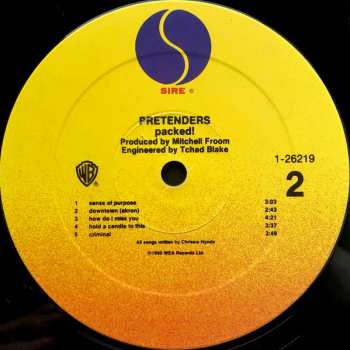 LP The Pretenders: Packed! 653210