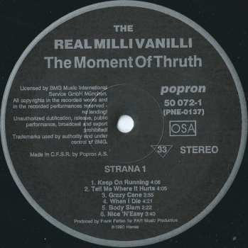 LP The Real Milli Vanilli: The Moment Of Truth (The 2nd Album) 543586