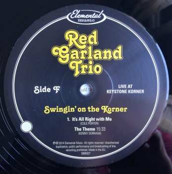 3LP The Red Garland Trio: Swingin' On The Korner: Live at Keystone Korner LTD | NUM 354346