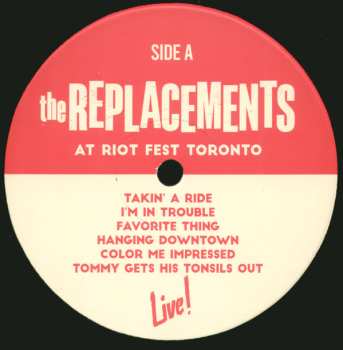 2LP The Replacements: Live! At Riot Fest Toronto LTD 591723