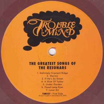 LP The Resonars: The Greatest Songs Of The Resonars LTD 81419