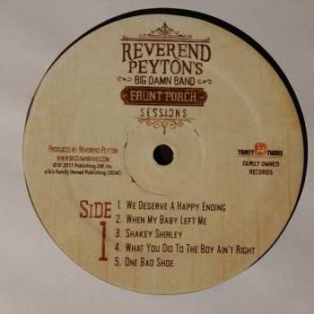 LP The Reverend Peyton's Big Damn Band: Front Porch Sessions 570287