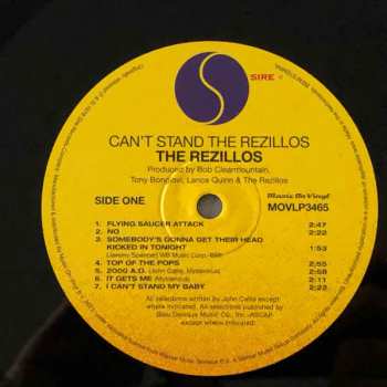 LP The Rezillos: Can't Stand The Rezillos 551872