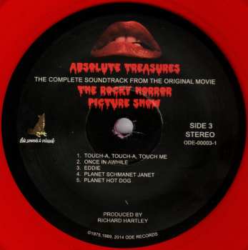 2LP "The Rocky Horror Picture Show" Original Cast: The Rocky Horror Picture Show: Absolute Treasures (The Complete Soundtrack From The Original Movie) CLR 82333