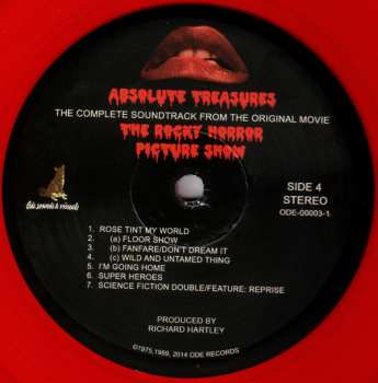 2LP "The Rocky Horror Picture Show" Original Cast: The Rocky Horror Picture Show: Absolute Treasures (The Complete Soundtrack From The Original Movie) CLR 82333