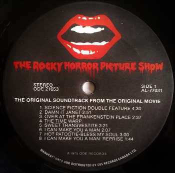 LP "The Rocky Horror Picture Show" Original Cast: The Rocky Horror Picture Show - Original Sound Track 512323