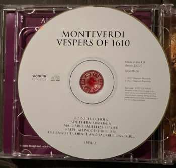 2CD The English Cornett And Sackbut Ensemble: Monteverdi:  Vespers Of 1610 326609