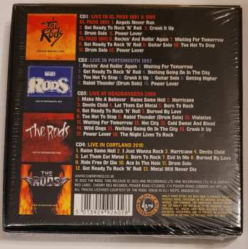 4CD The Rods: Metal Will Never Die - Official Bootleg Box Set 1981-2010 560820