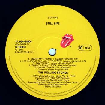 LP The Rolling Stones: Still Life (American Concert 1981) 596438