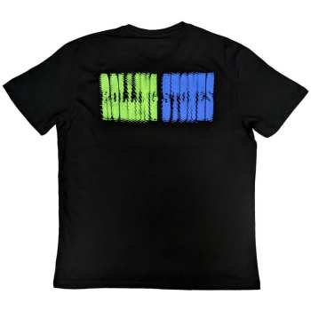 Merch The Rolling Stones: The Rolling Stones Unisex T-shirt: Distorted Tongue (back Print) (small) S