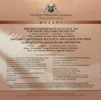 CD Wolfgang Amadeus Mozart: Sinfonia Concertante In E Flat, K. 364, Sinfonia Concertante In E Flat, K. App. 9 (297b) 546003