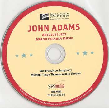 SACD John Adams: Absolute Jest / Grand Pianola Music 301555