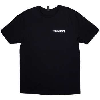 Merch The Script: The Script Unisex T-shirt: Satellites & Pocket Logo (back Print) (x-large) XL