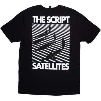 Merch The Script: The Script Unisex T-shirt: Satellites & Pocket Logo (back Print) (large) L