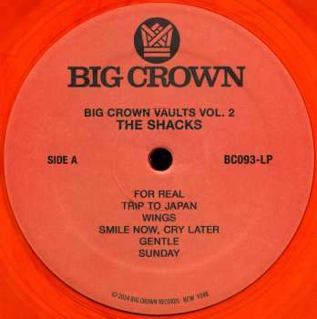 LP The Shacks: Big Crown Vaults Vol. 2 - The Shacks CLR | LTD 596653