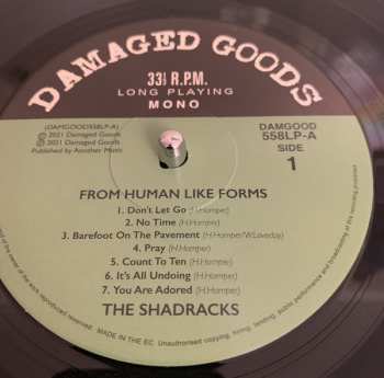 LP The Shadracks: From Human Like Forms 73777