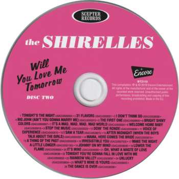 2CD The Shirelles: Will You Love Me Tomorow 599485