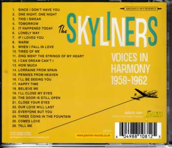 CD The Skyliners: Voices In Harmony 1958-1962 300138