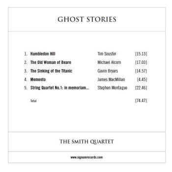 CD The Smith Quartet: Ghost Stories 629685