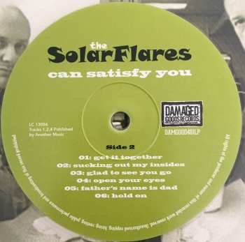 LP The Solarflares: Can Satisfy You CLR 623120