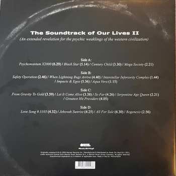 2LP The Soundtrack Of Our Lives: An Extended Revelation For The Psychic Weakings Of Western Civilization 574579