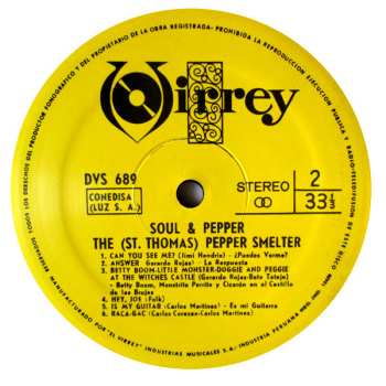 LP The (St. Thomas) Pepper Smelter: Soul & Pepper 600121