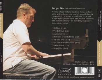 CD The Stephen Anderson Trio: Forget Not 126215