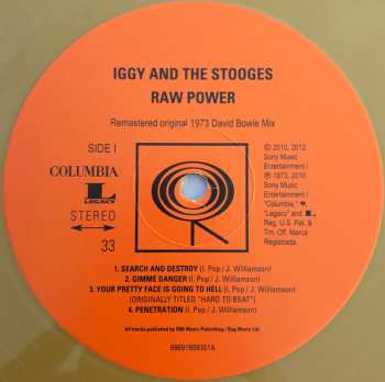 2LP The Stooges: Raw Power CLR 635302