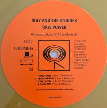 2LP The Stooges: Raw Power CLR 635302