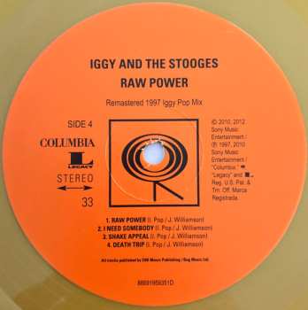 2LP The Stooges: Raw Power CLR 635302