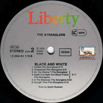 LP The Stranglers: Black And White 626202