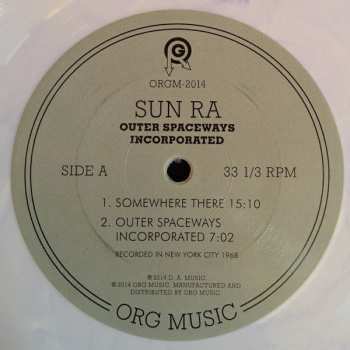 LP The Sun Ra Arkestra: Outer Spaceways Incorporated CLR | LTD 551164