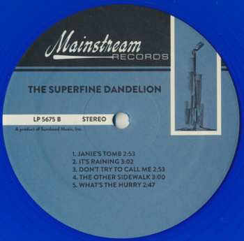 LP The Superfine Dandelion: The Superfine Dandelion CLR 562622