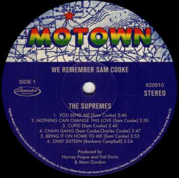 LP The Supremes: We Remember Sam Cooke LTD 597130