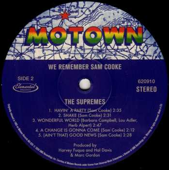 LP The Supremes: We Remember Sam Cooke LTD 597130