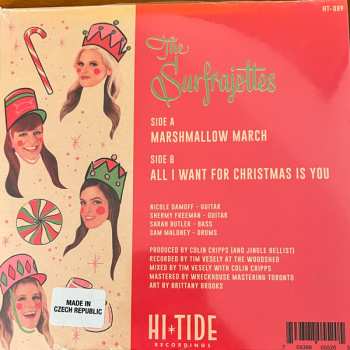 SP The Surfrajettes: Marshmallow March / All I Want For Christmas Is You CLR | LTD 654497