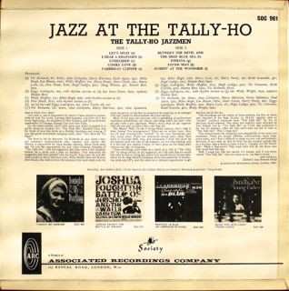 LP The Tally Ho Jazzmen: Jazz At The Tally Ho 633559