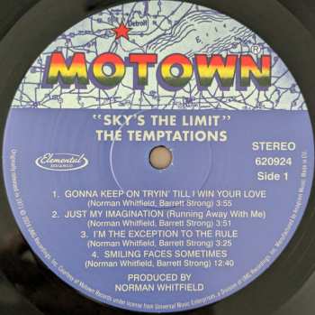 LP The Temptations: Sky's The Limit LTD 639689