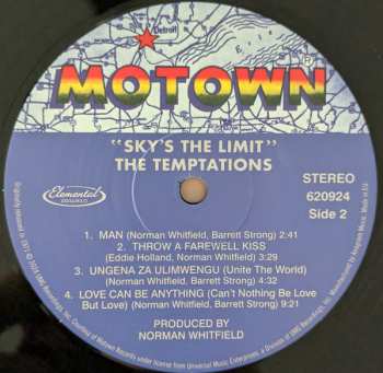 LP The Temptations: Sky's The Limit LTD 639689