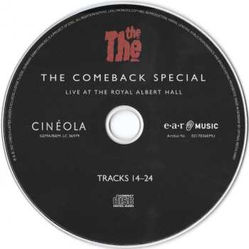 2CD The The: The Comeback Special (Live At The Royal Albert Hall) DIGI 652260