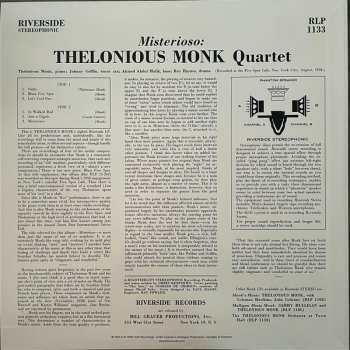 LP The Thelonious Monk Quartet: Misterioso 597136