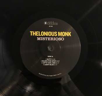 LP The Thelonious Monk Quartet: Misterioso LTD 60798