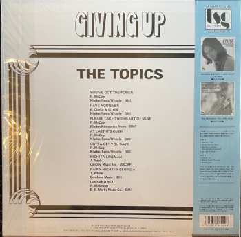 LP The Topics: Giving Up 595542