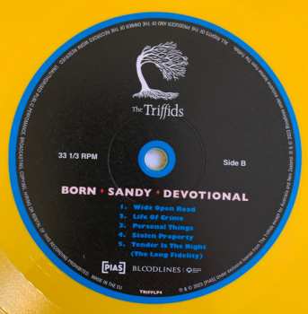 LP The Triffids: Born Sandy Devotional CLR | LTD 560318