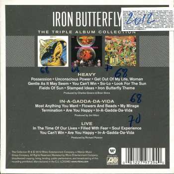 3CD/Box Set Iron Butterfly: The Triple Album Collection 37329